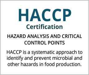 HACCP Certification Namibia